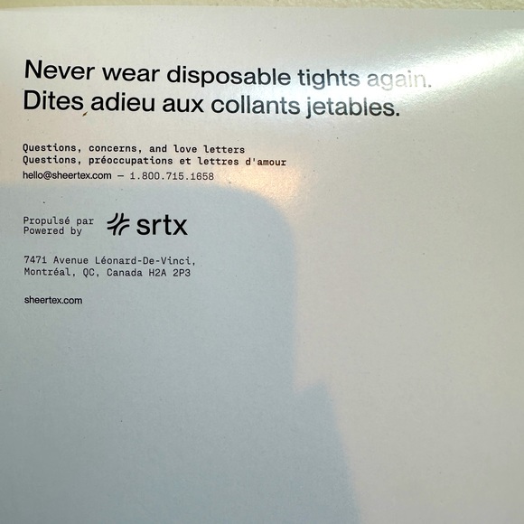 NWT❗️Sheertex Classic Sheer Black Tights SZ M - Picture 3 of 3